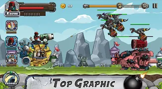 Snail Defender - Snail Battles Tangkapan skrin 2