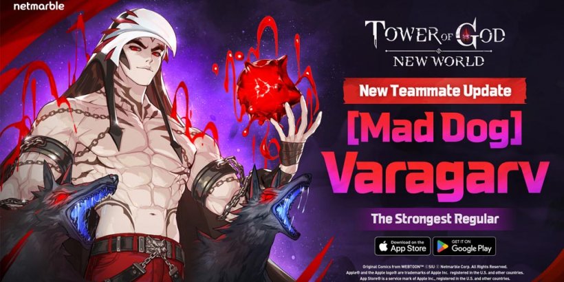 Tower of God: New World wita SSR [Mad Dog] Varagarv w walce wraz z mnóstwem wydarzeń w grze