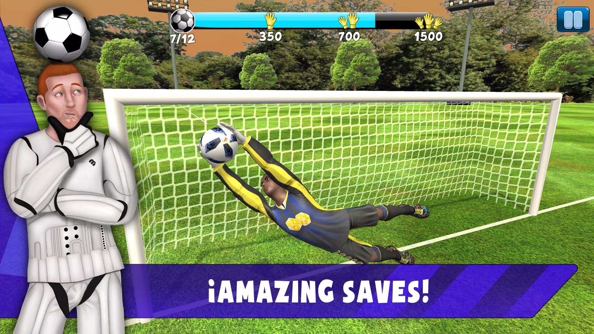 Soccer Goalkeeper 2024 ภาพหน้าจอ 1