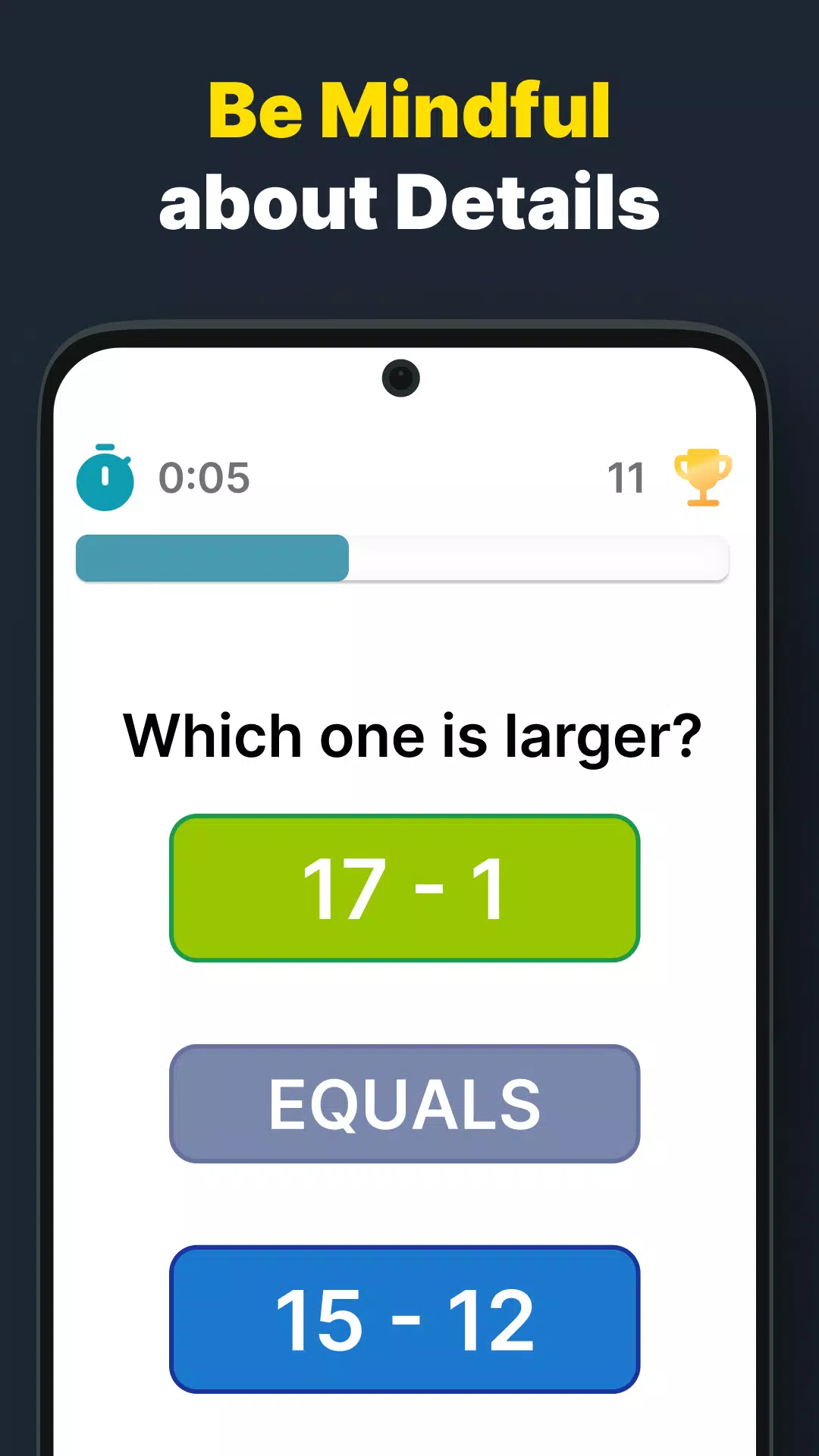 Math Games for the Brain Captura de tela 3