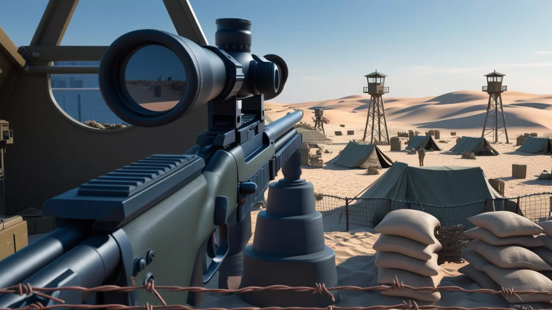 Sniper X : Desert Hunt FPS 3D Schermafbeelding 0