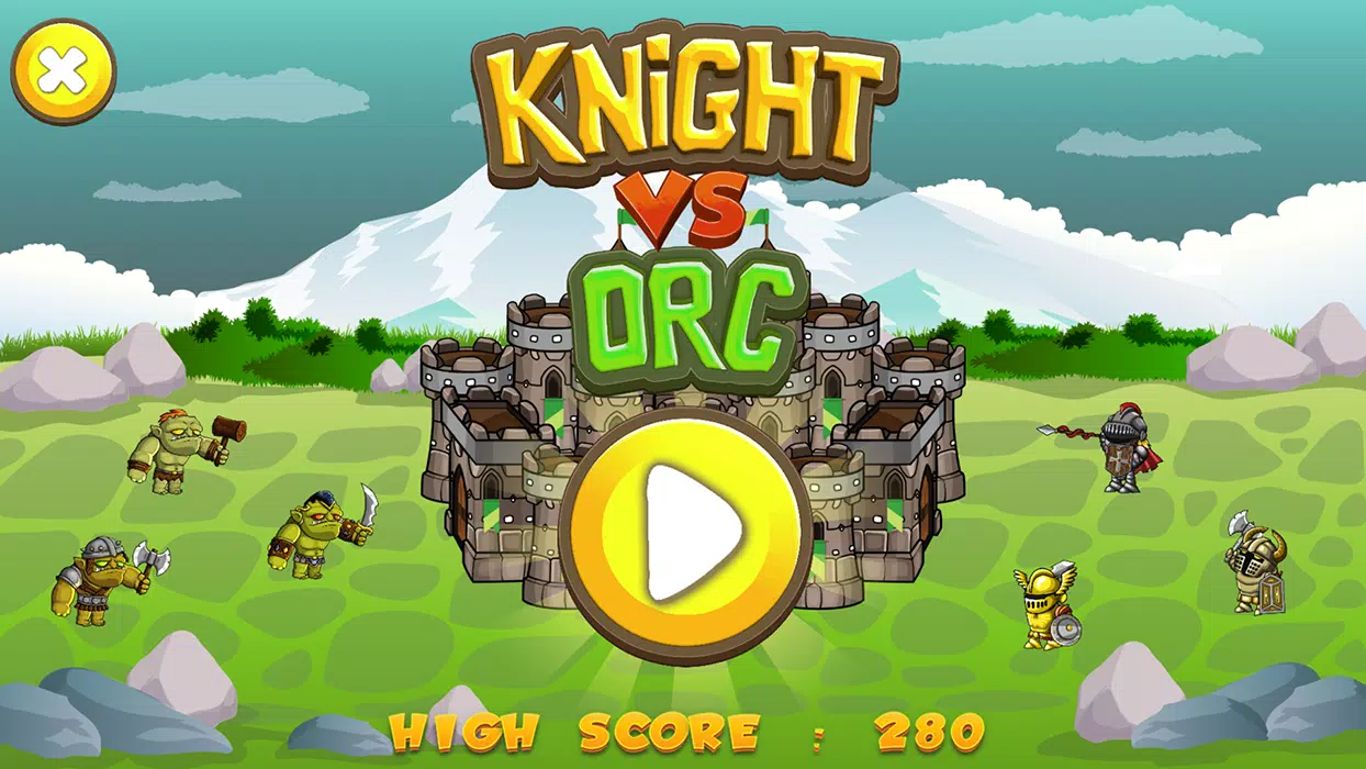 Knight vs Orc ภาพหน้าจอ 0