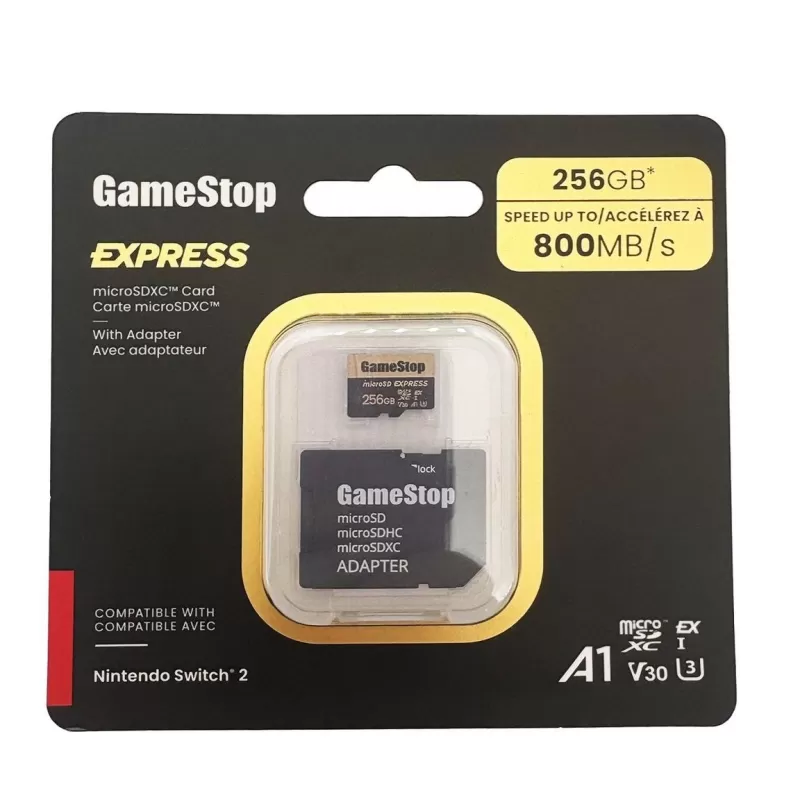GameStop bietet Vorbestellungen für Switch 2 MicroSD Express an