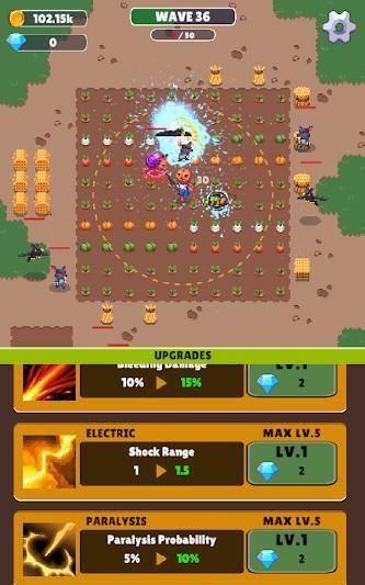 Scarecrow War : Idle Defense Schermafbeelding 2