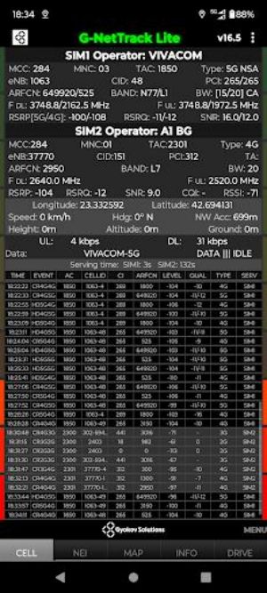 G-NetTrack Lite應用截圖第0張