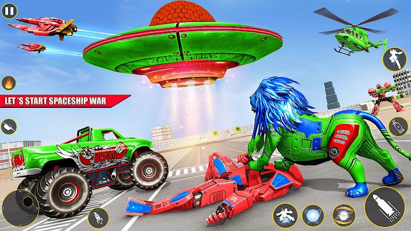 Spaceship Robot Transform Game Tangkapan skrin 3