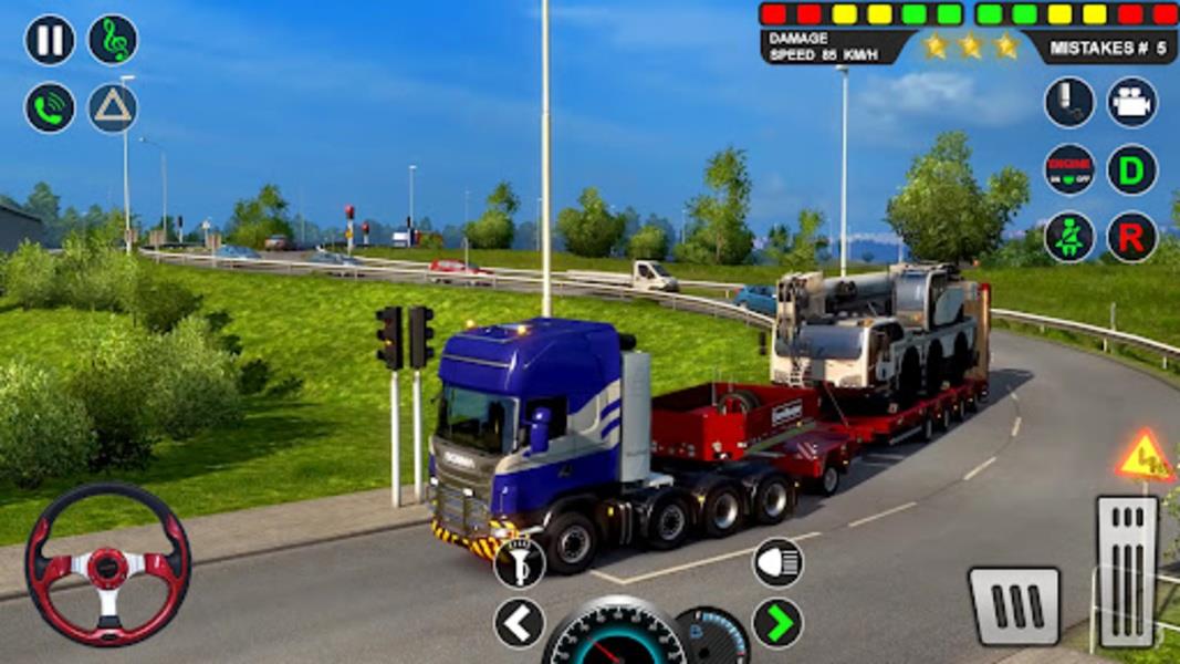 Europe Truck Simulator Driving Captura de tela 2