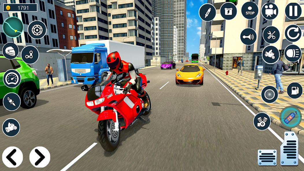 Moto Bike Racing: Bike Games Mod Tangkapan skrin 2