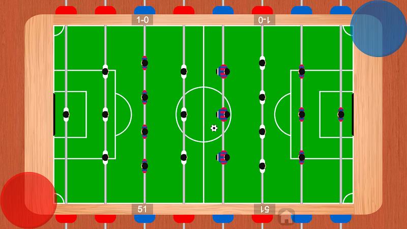 Foosball table soccer 1 2 3 4 Screenshot 3