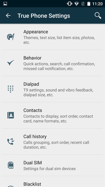 True Phone Dialer & Contacts Captura de pantalla 1