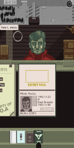 Schermata Papers, Please Mod 2