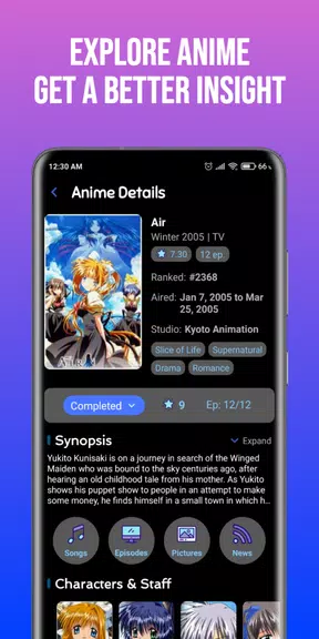 AniLista - MyAnimeList Client スクリーンショット 1