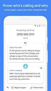 Google の電話アプリ - 発信者番号と迷惑電話対策 スクリーンショット 1