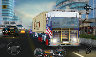 Euro Truck Transport Cargo Sim Capture d'écran 2