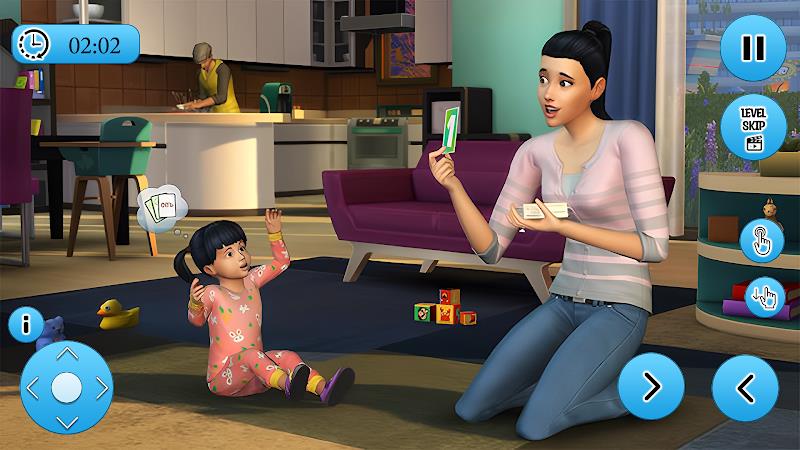 Family Simulator: Mom Games 3D Captura de tela 1