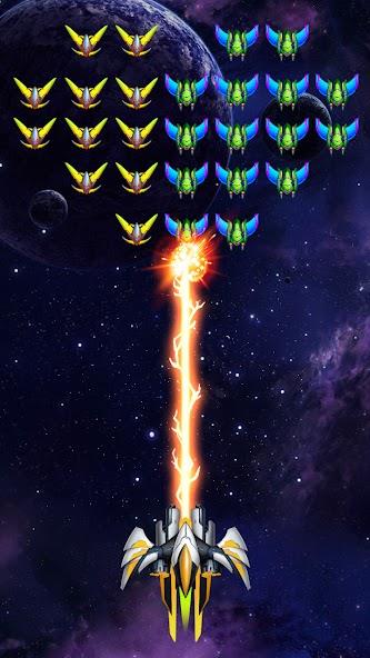 Galaxy Invader: Alien Shooting Mod ဖန်သားပြင်ဓာတ်ပုံ 1