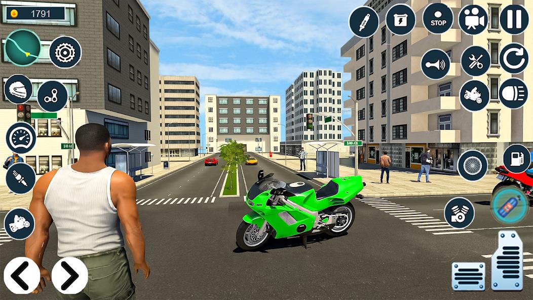 Moto Bike Racing: Bike Games Mod Tangkapan skrin 0