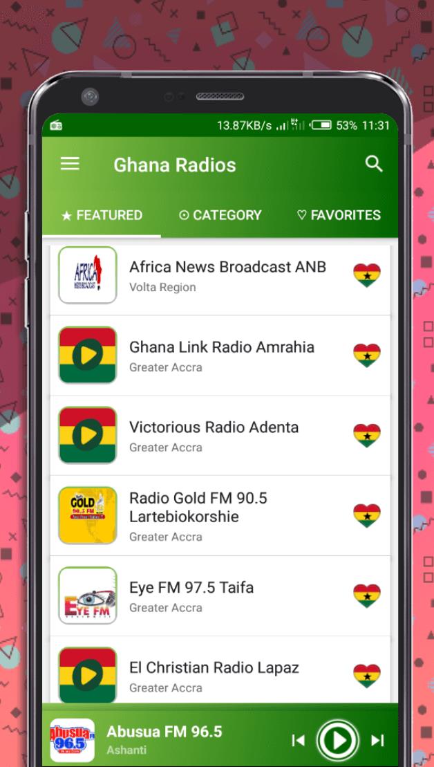 Ghana Radios - All Ghana Radio Captura de tela 0