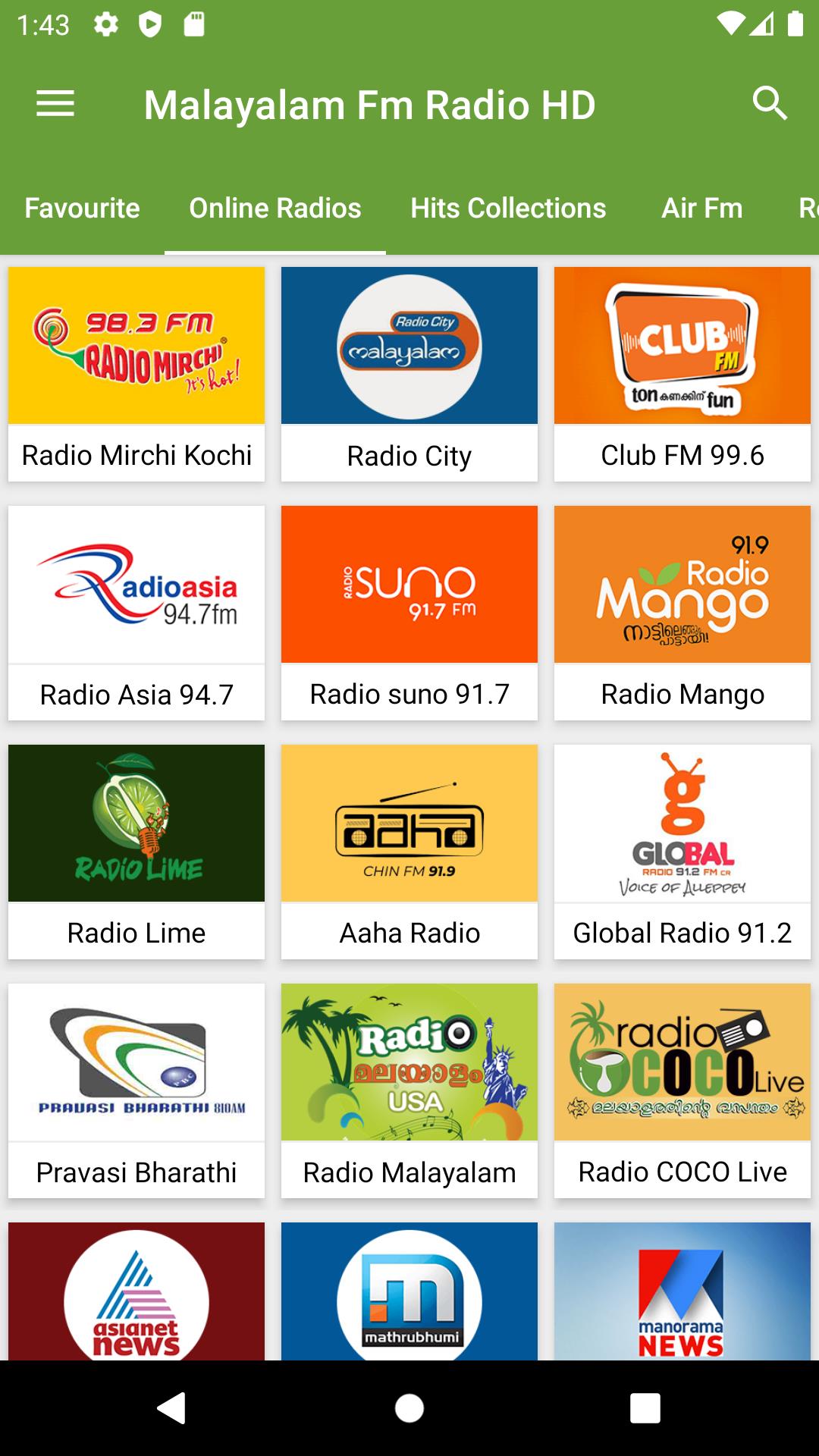 Malayalam Fm Radio HD Songs Ekran Görüntüsü 0