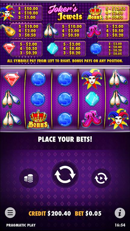 Joker’s Jewels Slot Casino Win ภาพหน้าจอ 3