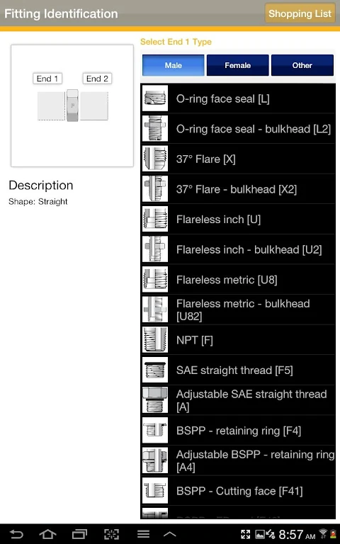 Fitting Finder स्क्रीनशॉट 1