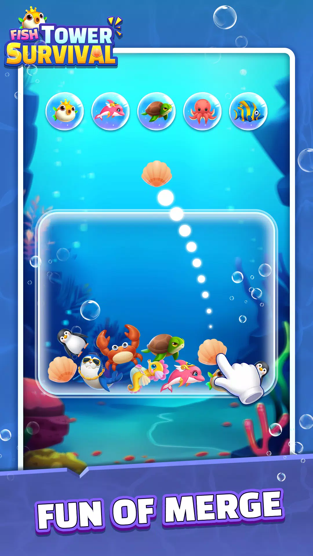 Fish Tower Survival ภาพหน้าจอ 0