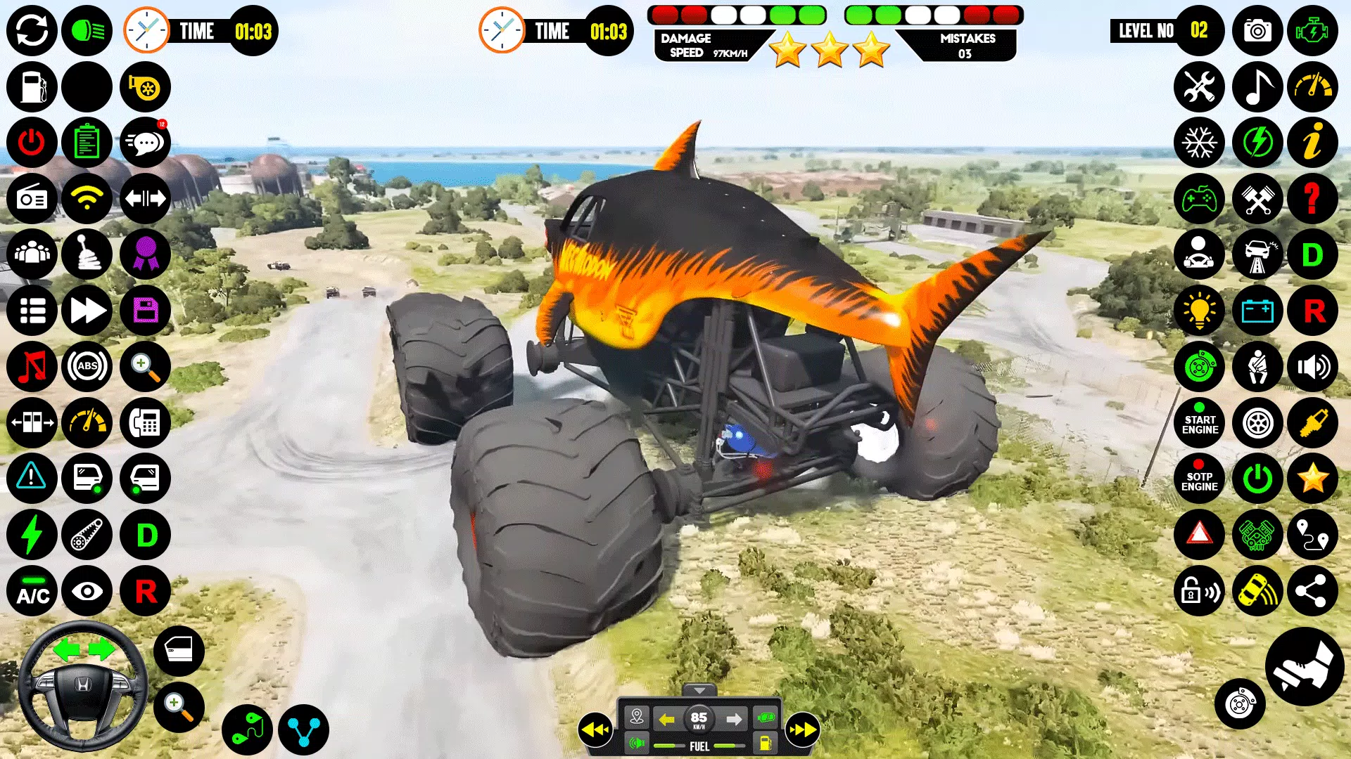 Monster Truck Racing: Truck 3D スクリーンショット 2