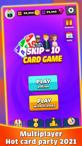 Skip 10 - Card Game应用截图第3张