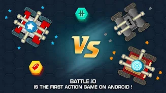 Battle.io Tank Battle Game Ảnh chụp màn hình 0