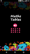 Maths Tables - Voice Guide 스크린샷 0