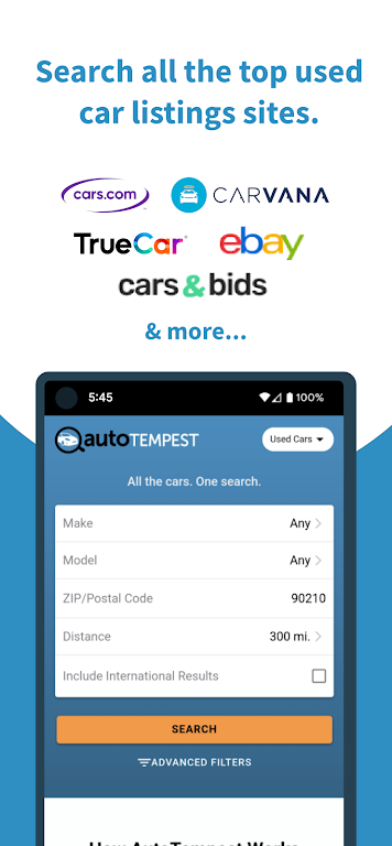 AutoTempest - Car search ภาพหน้าจอ 0