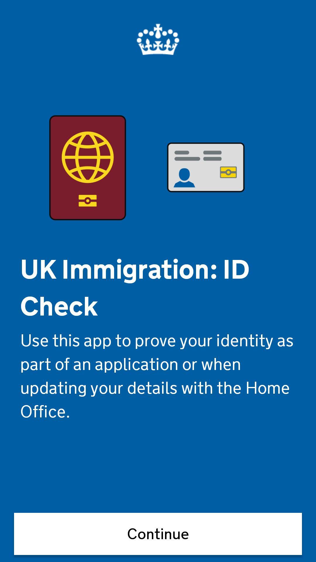 Schermata UK Immigration: ID Check 0