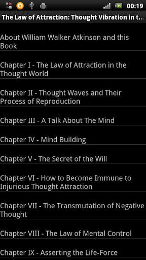 The Law of Attraction BOOK Capture d'écran 1