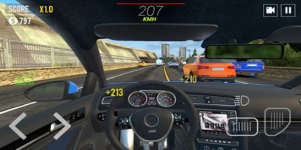 Racing in Car 2021 스크린샷 1