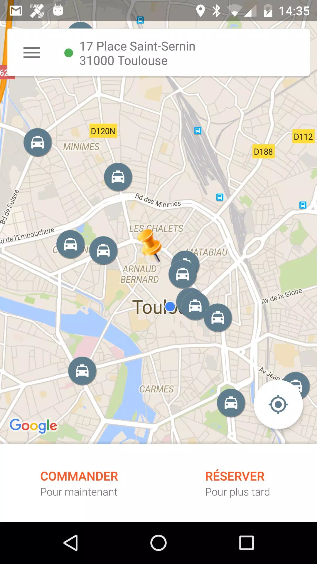 Taxi Toulouse Capture d'écran 1