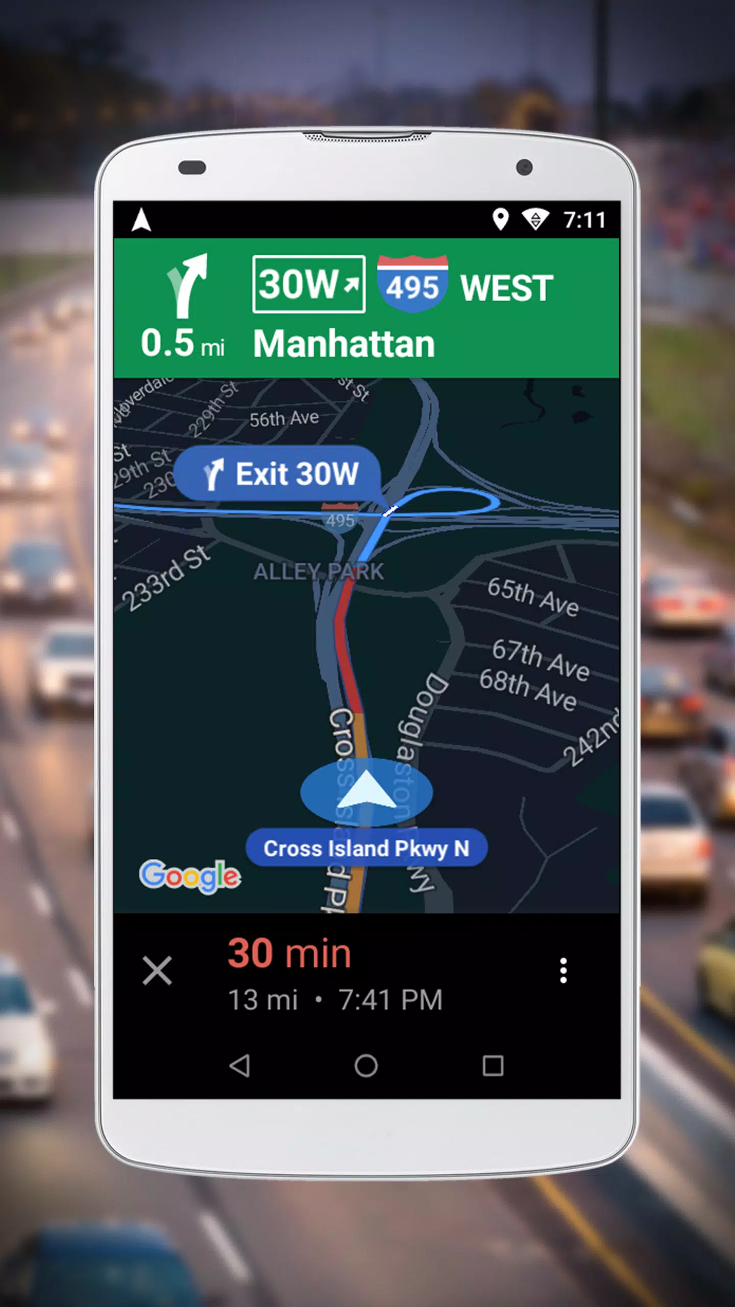 Navigation pour Google Maps Go Capture d'écran 1