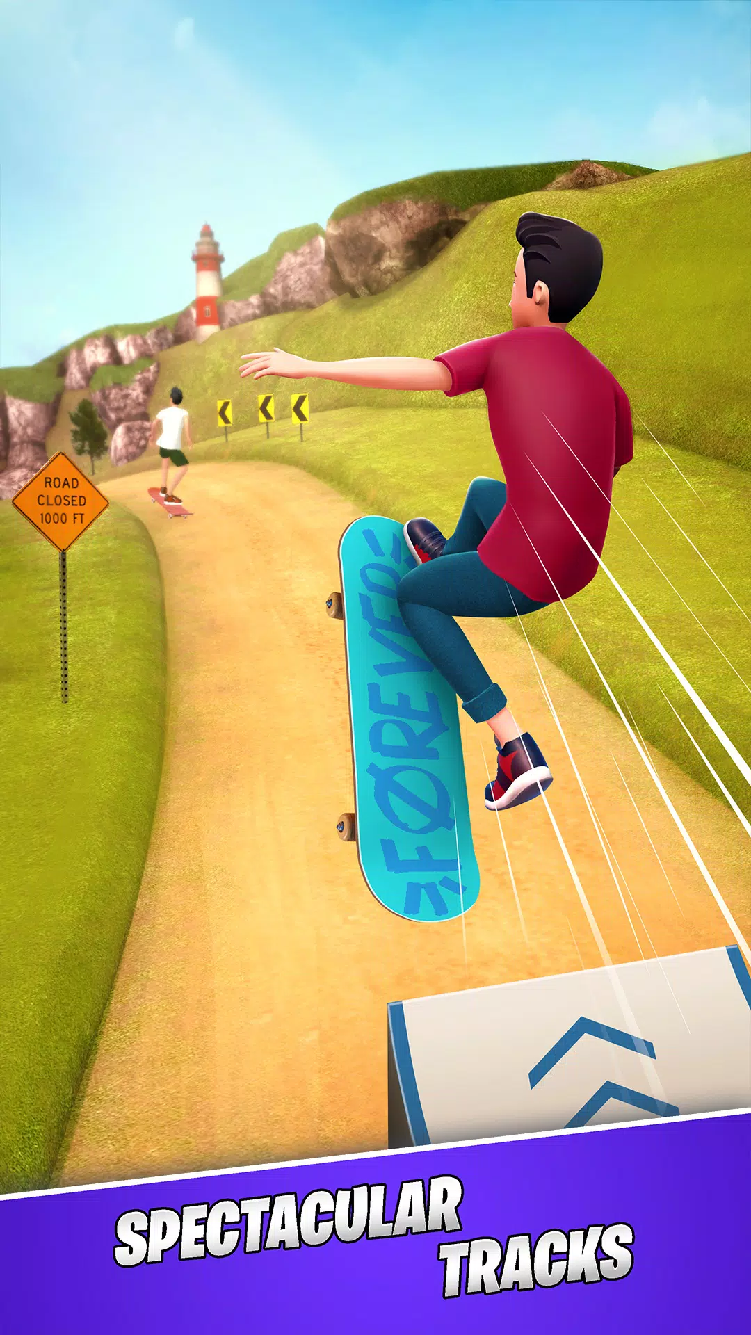 Skate Rush: Champions Race Скриншот 1