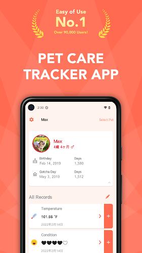 Pet Care Tracker - PetNote Ekran Görüntüsü 0