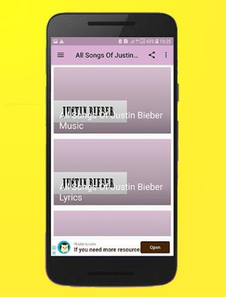 All Songs Of Justin Bieber Offline スクリーンショット 2