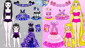 chibi doll dress up makeover Captura de pantalla 0