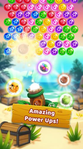 Bubble Shooter - Flower Games Zrzut ekranu 1