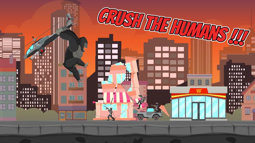 Hybrid Gorilla: Urban Rampage 스크린샷 1