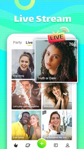 Ola Party: Live, chat, fiesta Captura de pantalla 1