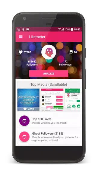 Likes & Ghost Followers for Instagram Screenshot 0
