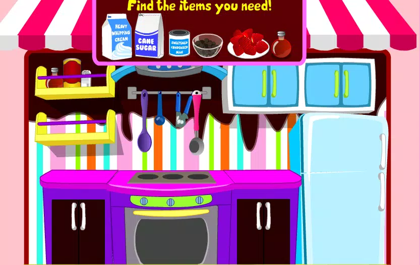 game cooking chocolate cream স্ক্রিনশট 1