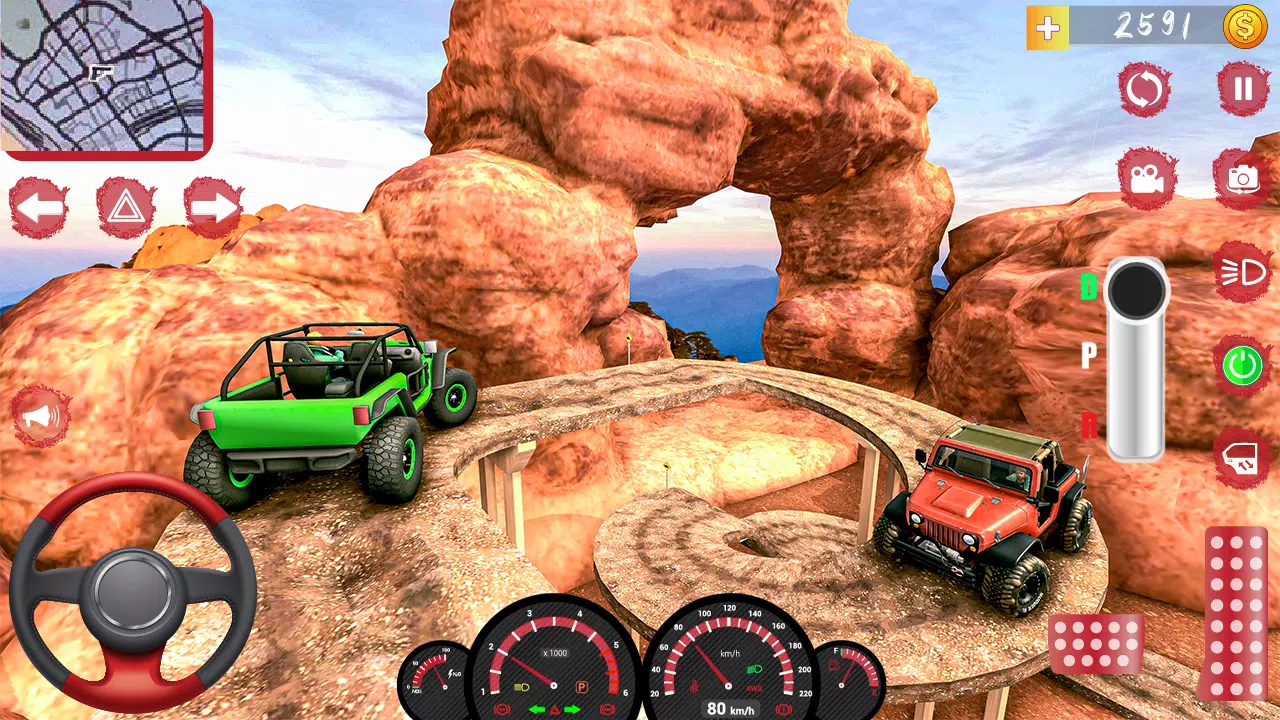 Mud Jeep Mud Driving Simulator Captura de tela 2