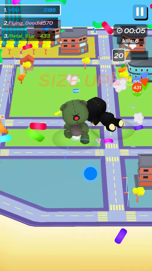 Crazy Monster City Captura de pantalla 2