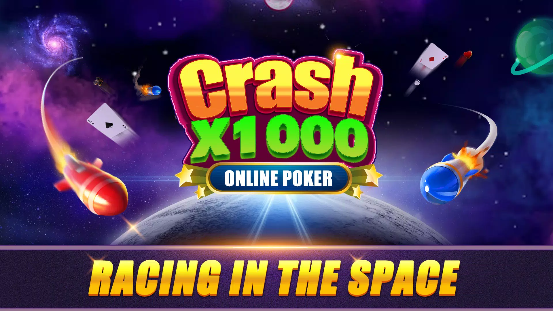 Crash x1000 - Online Poker スクリーンショット 1