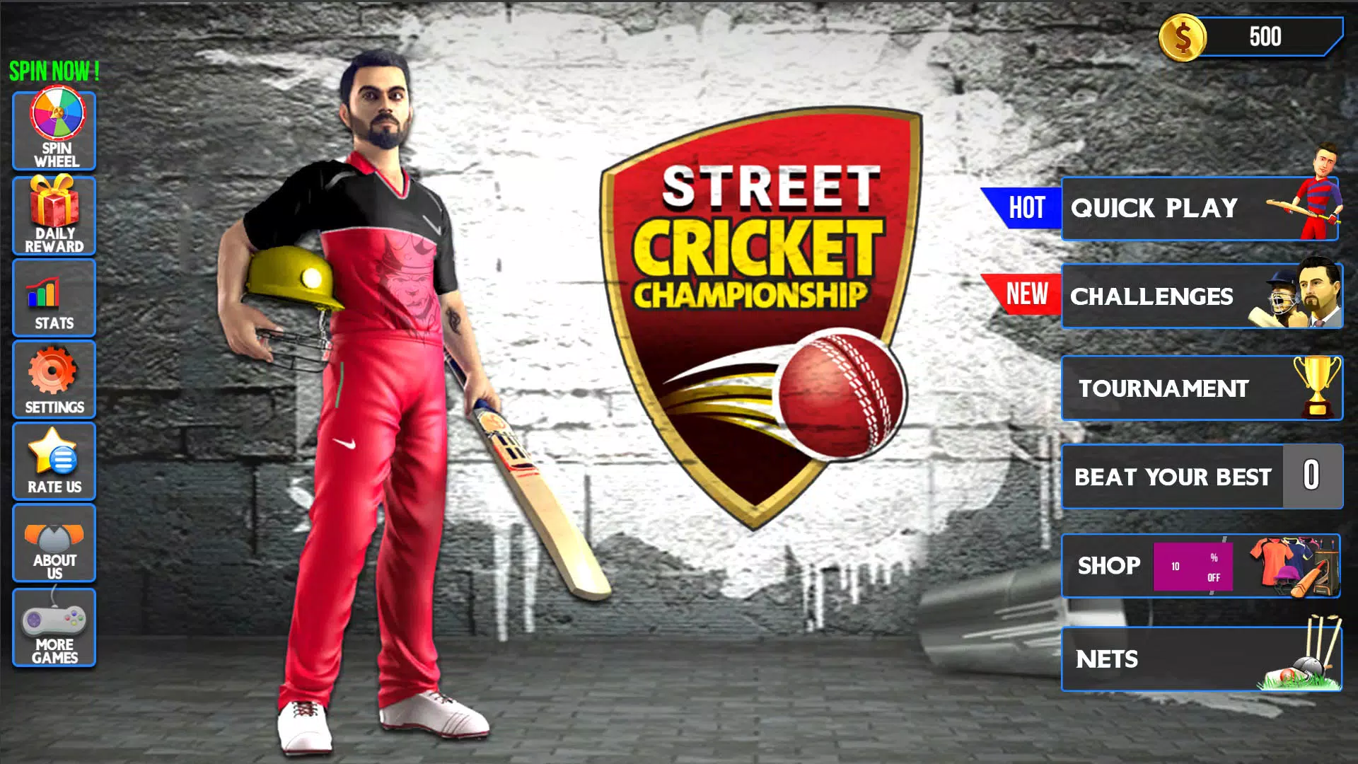 Street Criket-T20 Cricket Game Screenshot 0