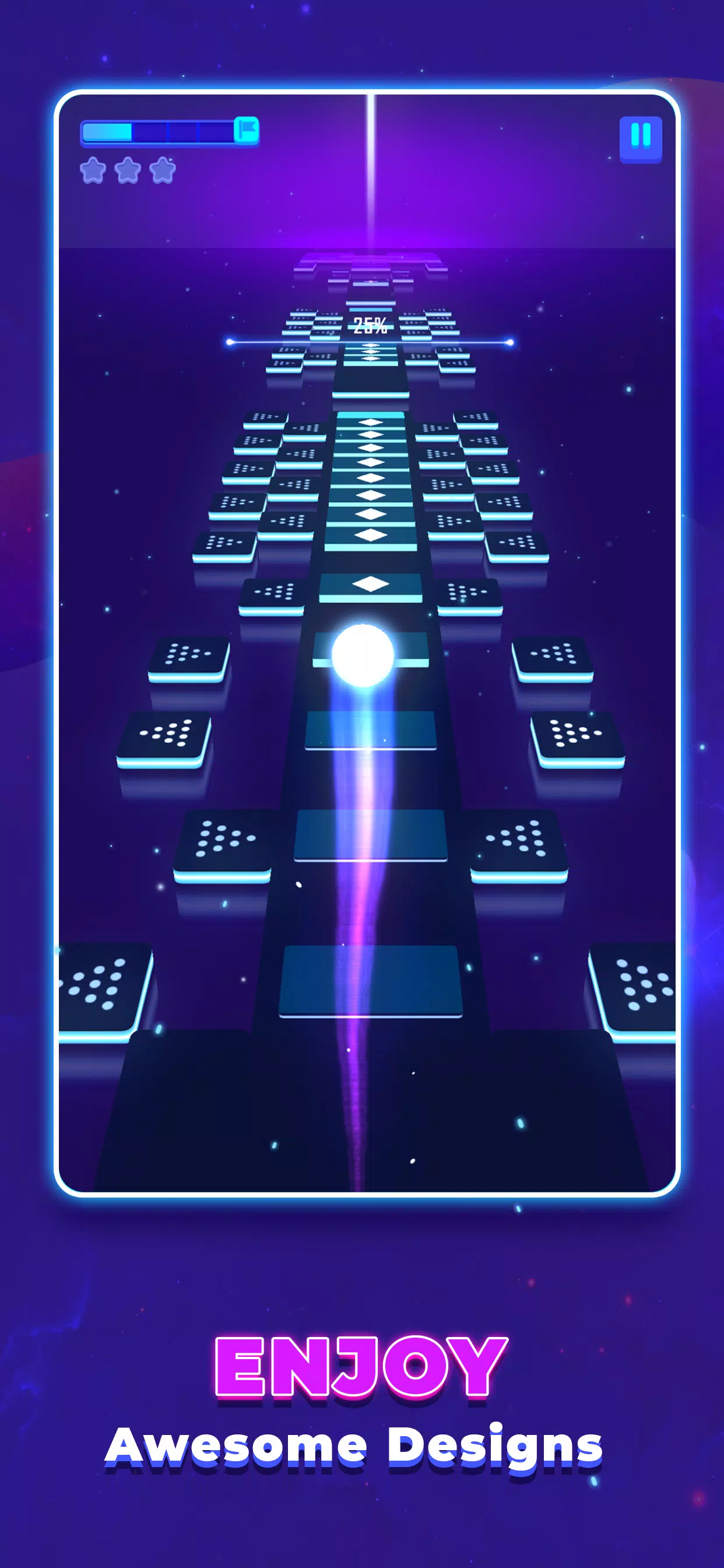 Jump Ball: Tiles and Beats Screenshot 3